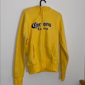 yellow corona extra sweater